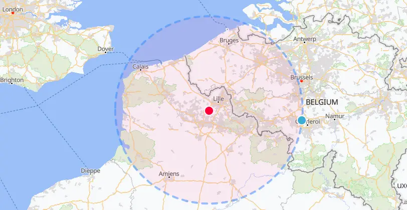 Zone d’intervention WattClim : électricien à Sainghin-en-Weppes (59184) couvrant Lille, Lens, Arras, Calais, Dunkerque, les Flandres, Boulogne-sur-Mer et Valenciennes dans les Hauts-de-France.”