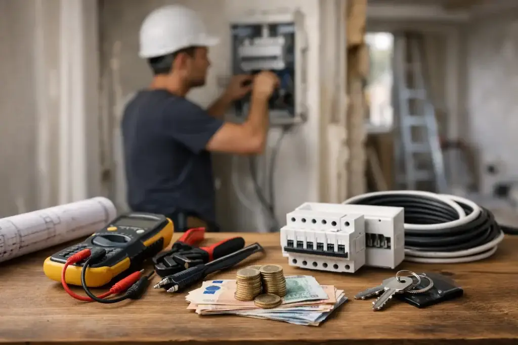 Prix rénovation électrique maison 100m2