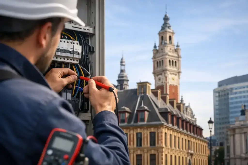Dépannage électrique sécurisé à Lille