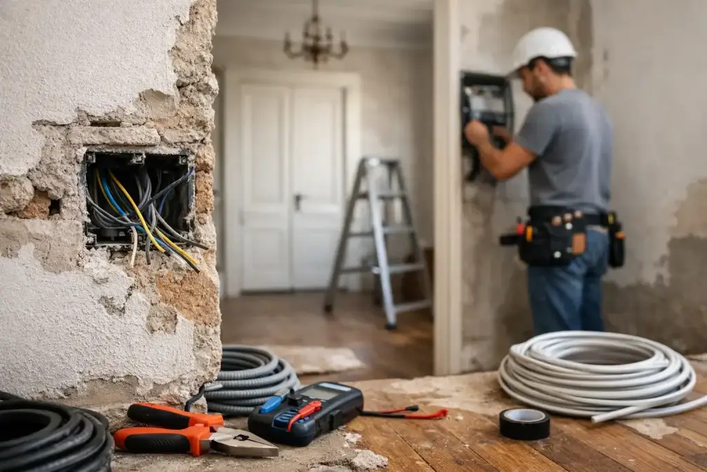 Guide rénovation électrique appartement ancien