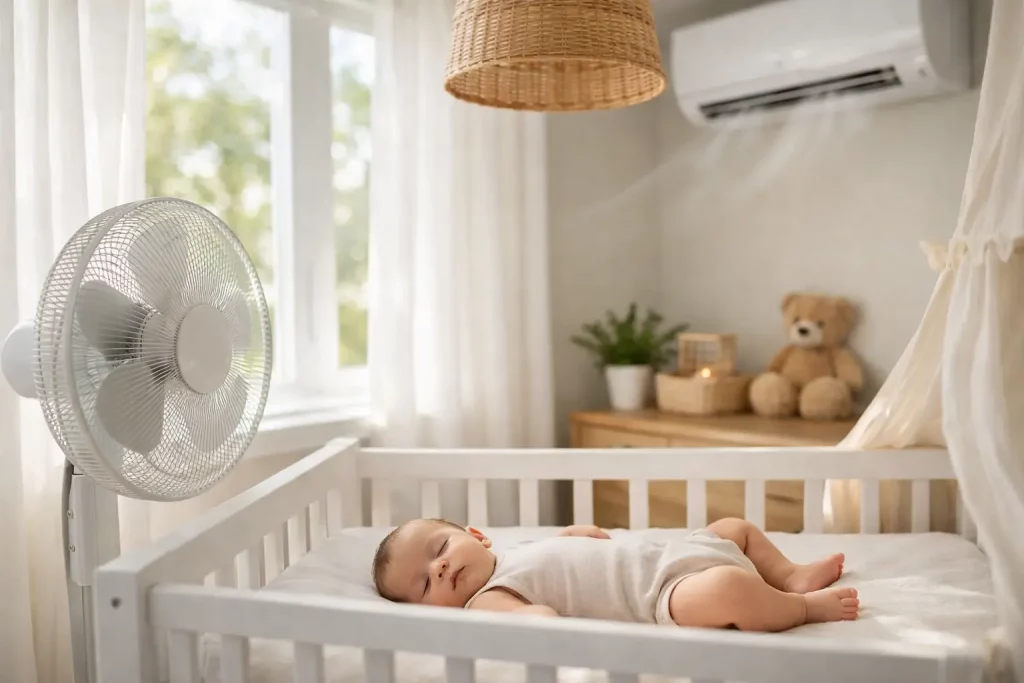 Protéger la chambre bébé de la chaleur l’été