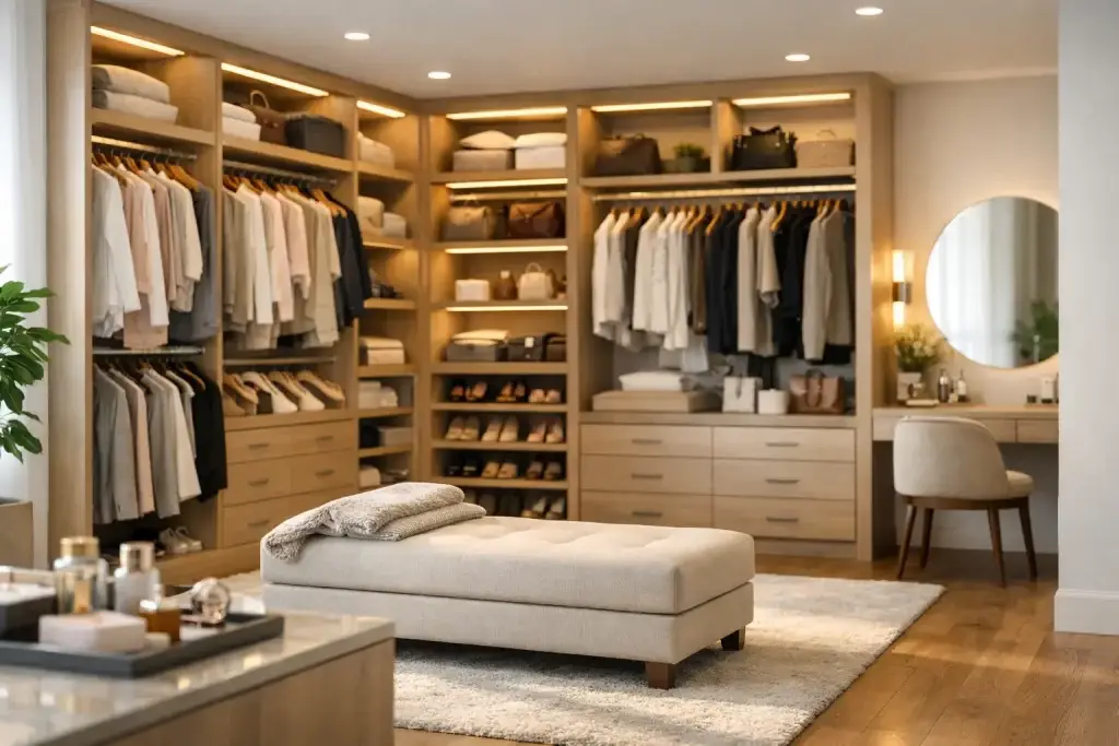 Dressing sur mesure : lumière et confort au quotidien