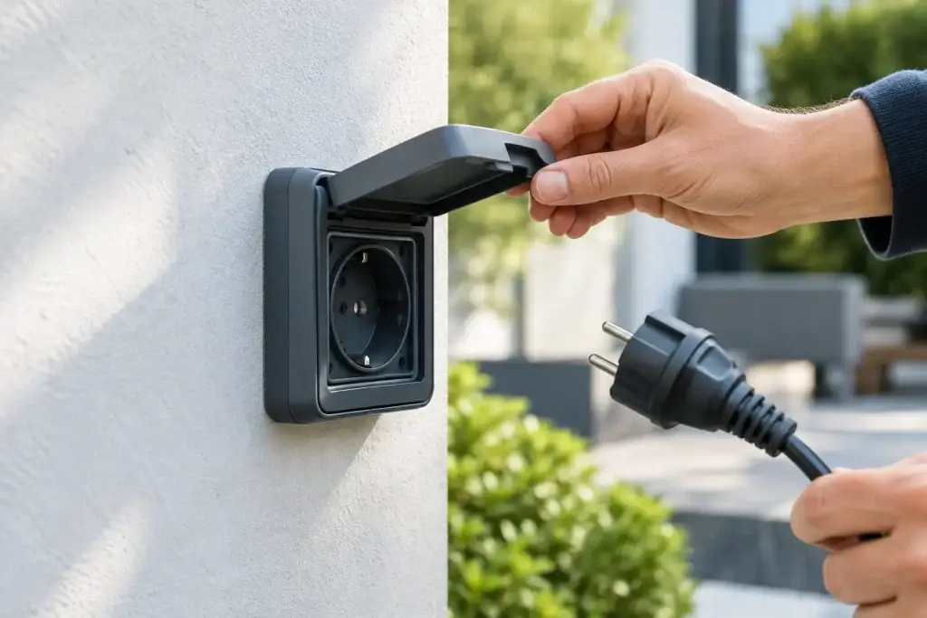 Comment sécuriser une prise électrique extérieure