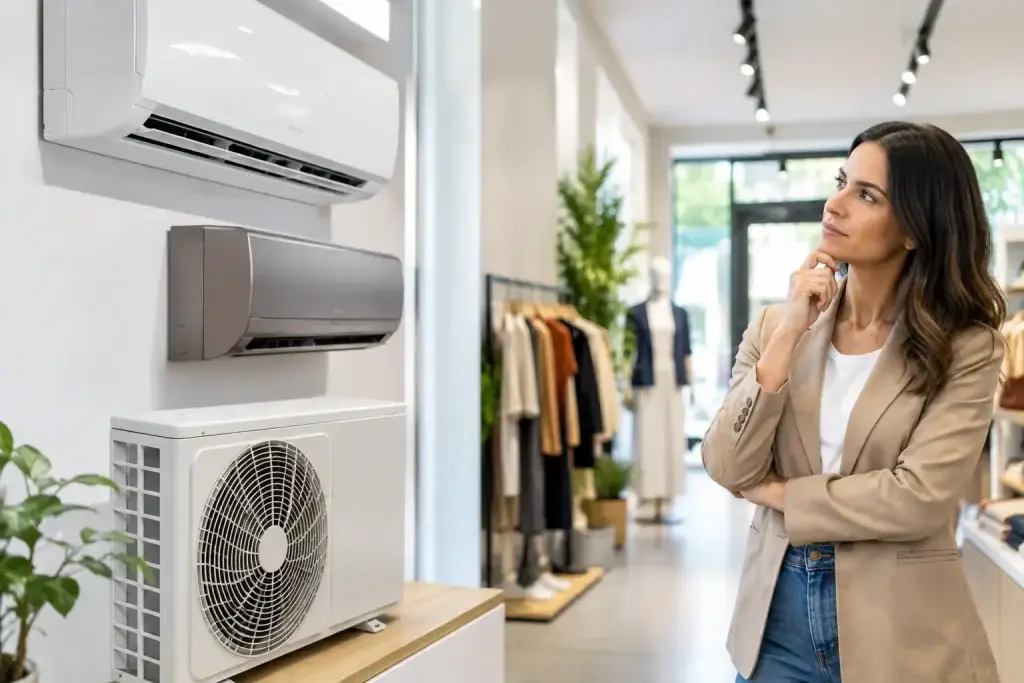 Quelle clim pour commerce choisir sans se tromper ?